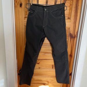 KUHL Radikl Men's Pants, 33 waist, 34 length, dark grey